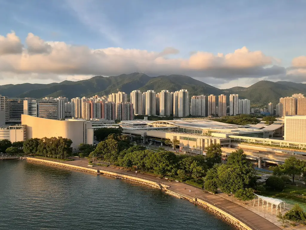 大埔市中心——东铁线大埔墟站一带