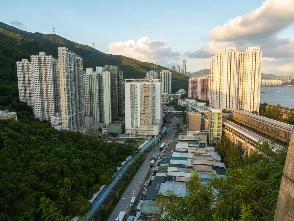 坑口——将军澳的住宅区