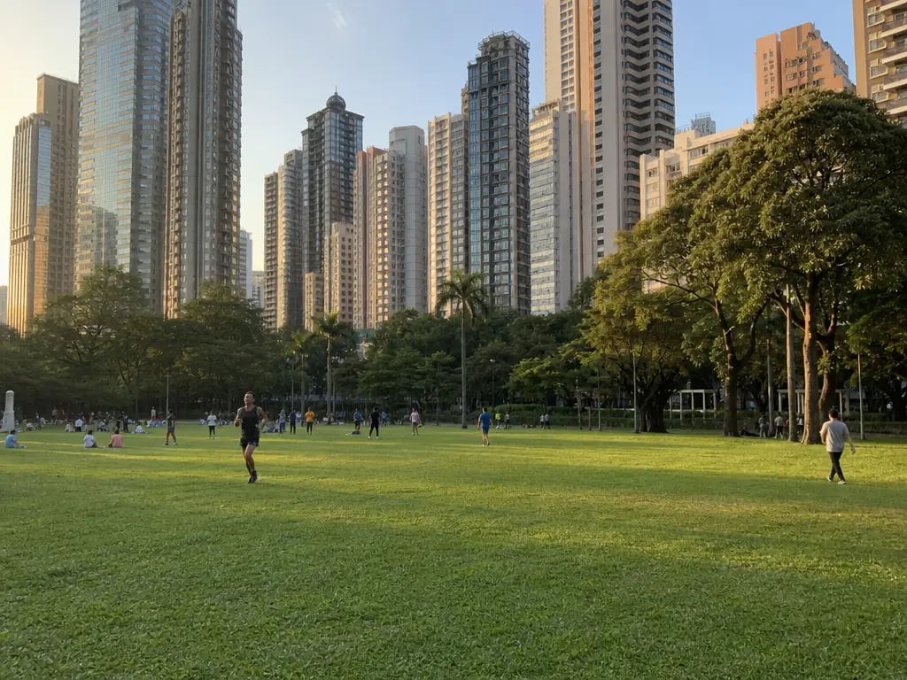 维多利亚公园——铜锣湾的绿洲