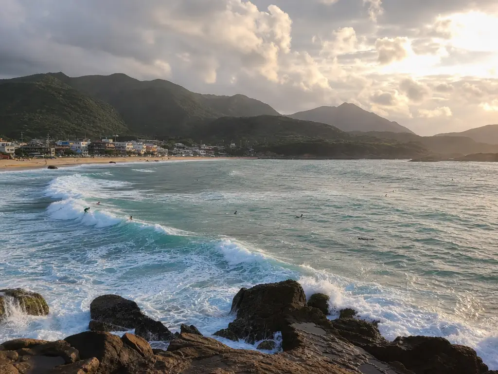 大浪湾——冲浪胜地