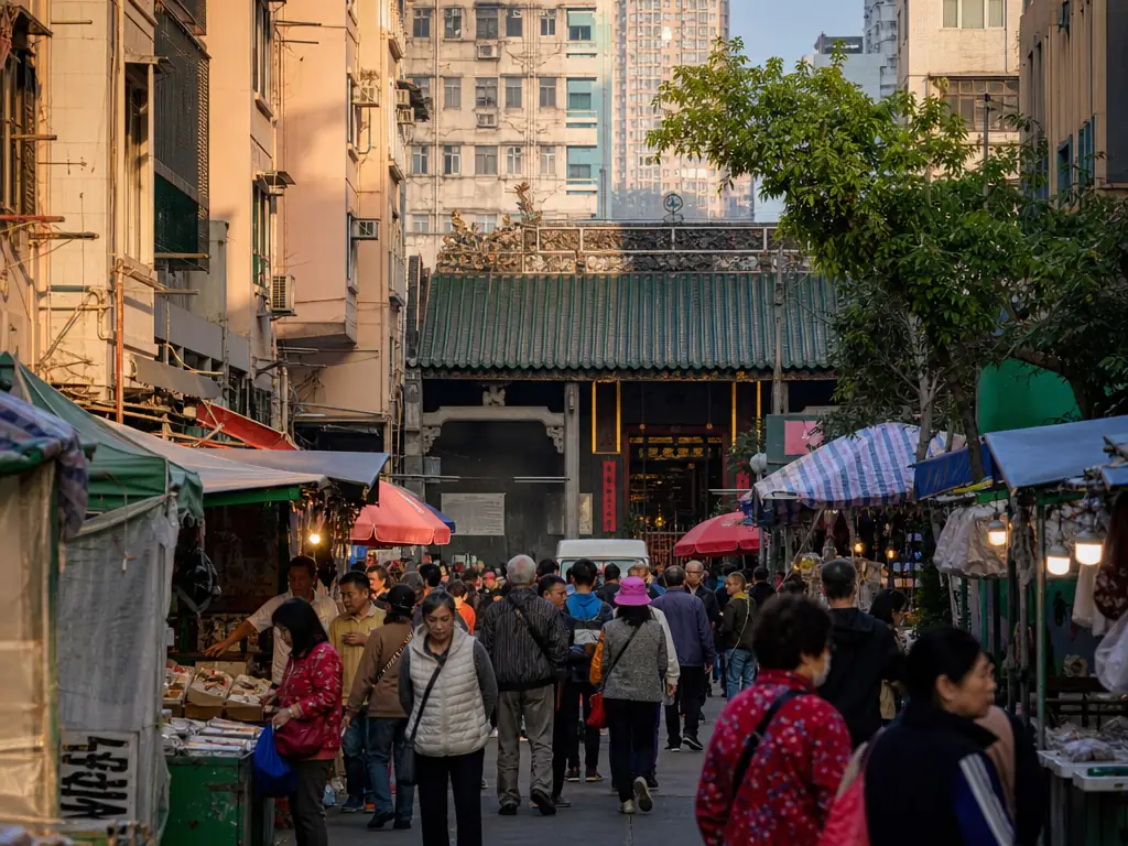 油麻地——庙街夜市发源地