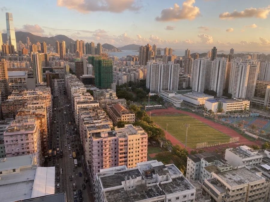 長沙灣——深水埗區的大型住宅區