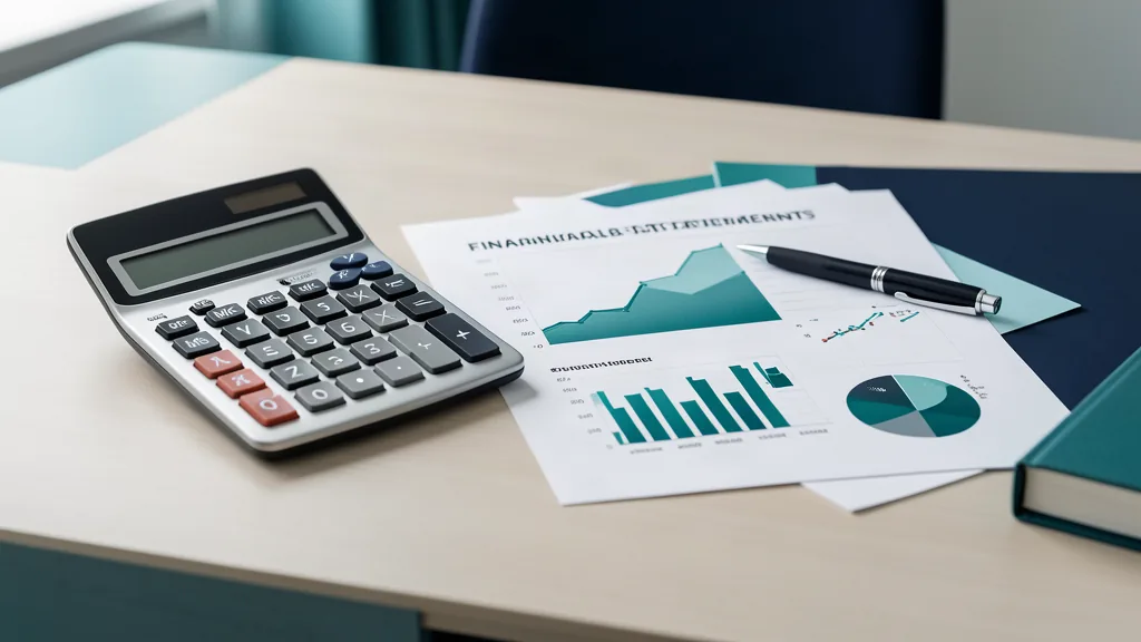 HKDSE Accounting: Comprehensive Course Guide 5 HKDSE Accounting study desk with financial statements and calculator