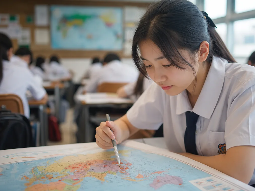 AP人类地理地图