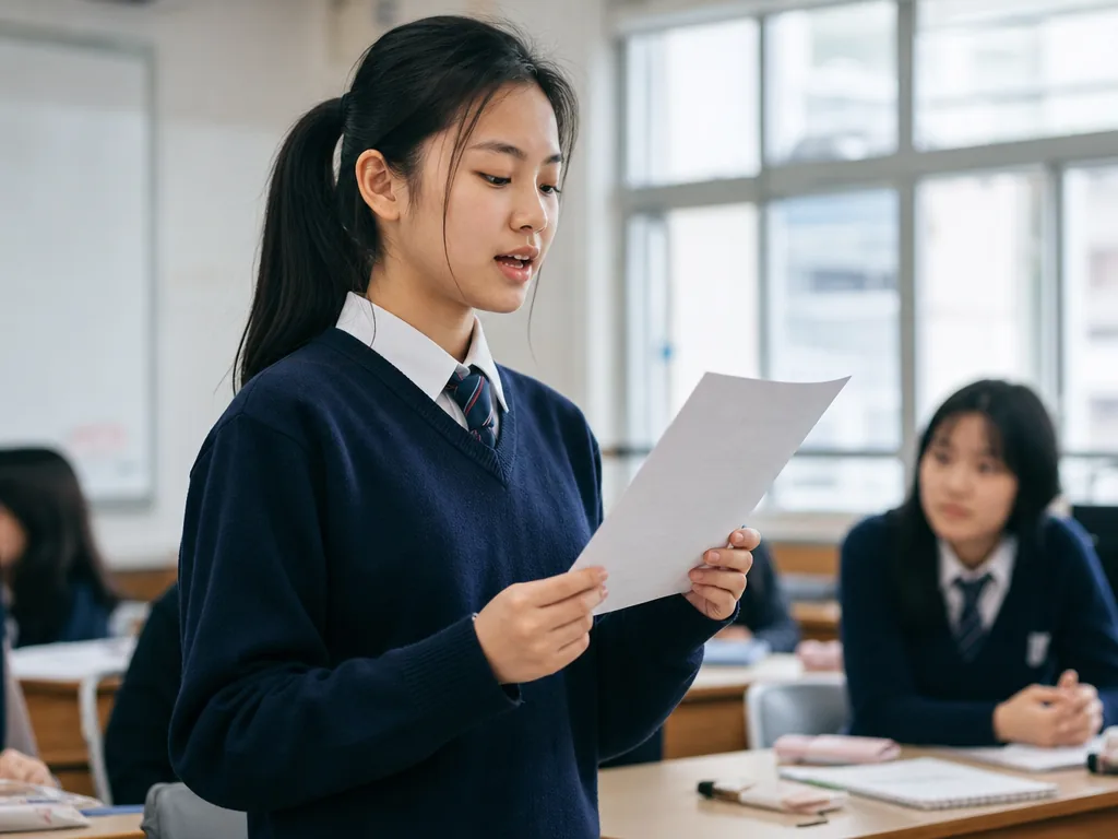 DSE Putonghua (Mandarin): Complete Guide to the HKDSE Putonghua Subject 6 DSE Putonghua speaking practice with a microphone