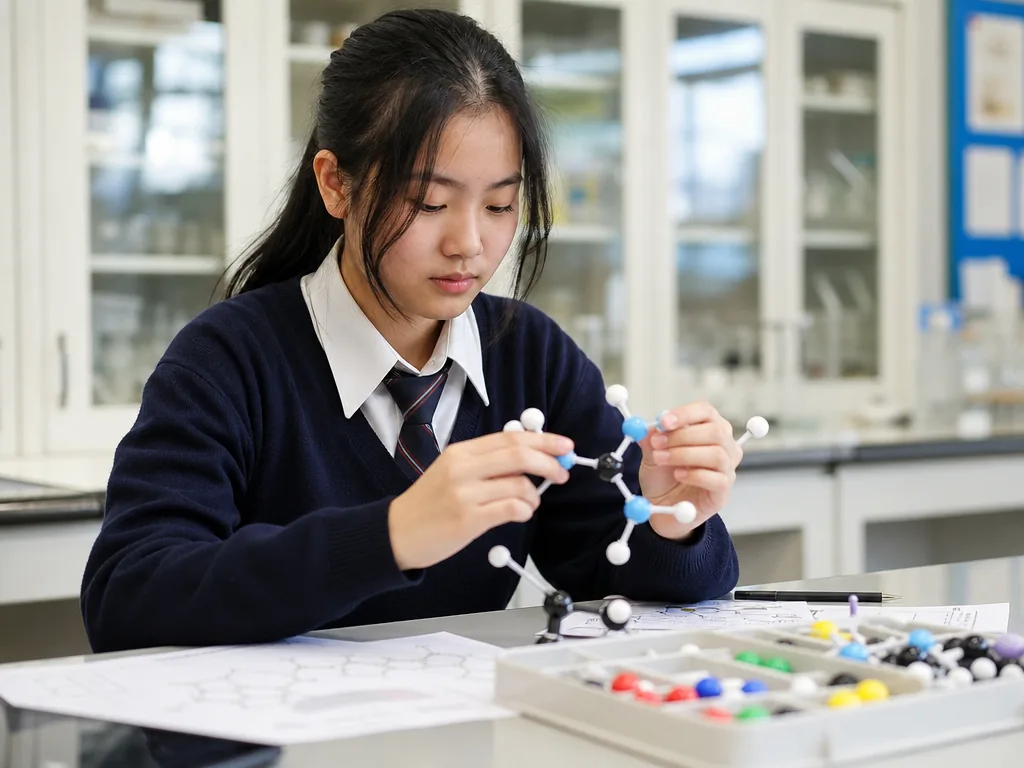 IGCSE化学分子模型