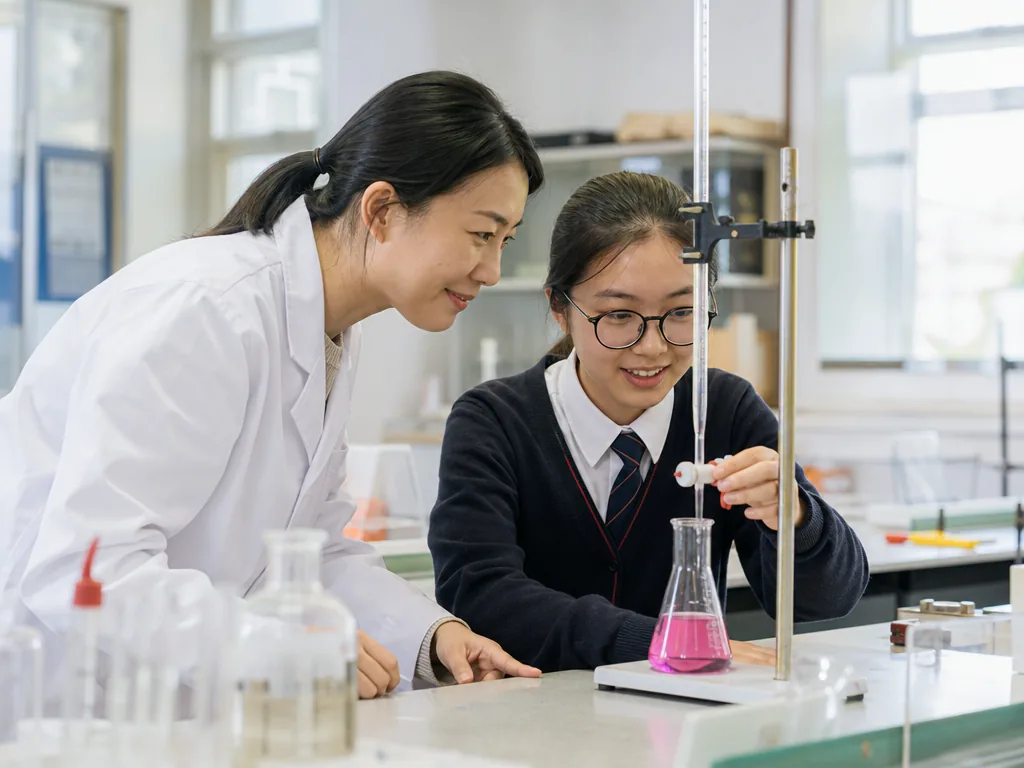 IGCSE Chemistry Syllabus 2026 (Cambridge 0620) – Complete Guide 6 IGCSE Chemistry teacher guiding student