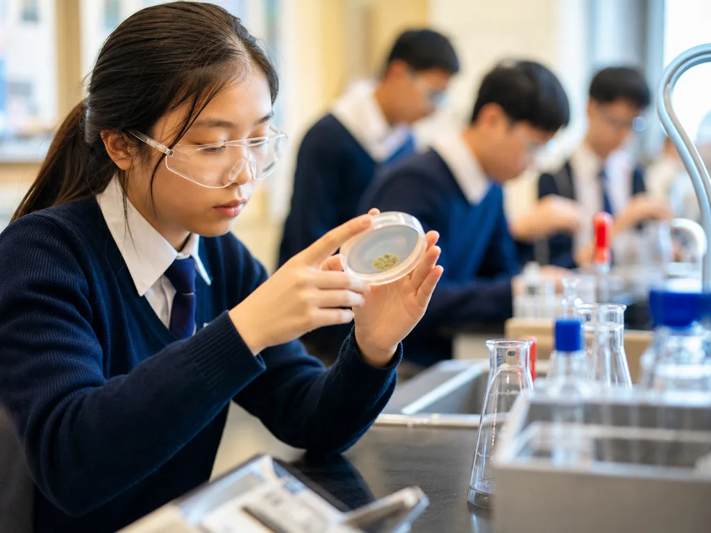 初中生物实验课培养鉴定