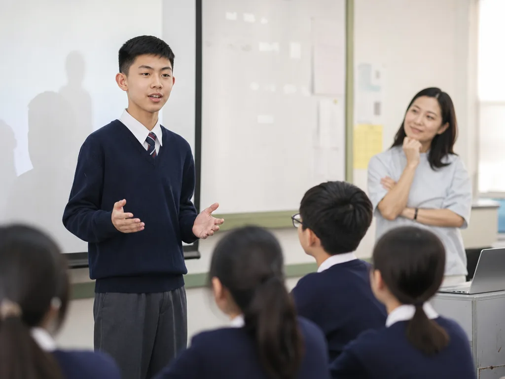 初中英语口语课堂演讲