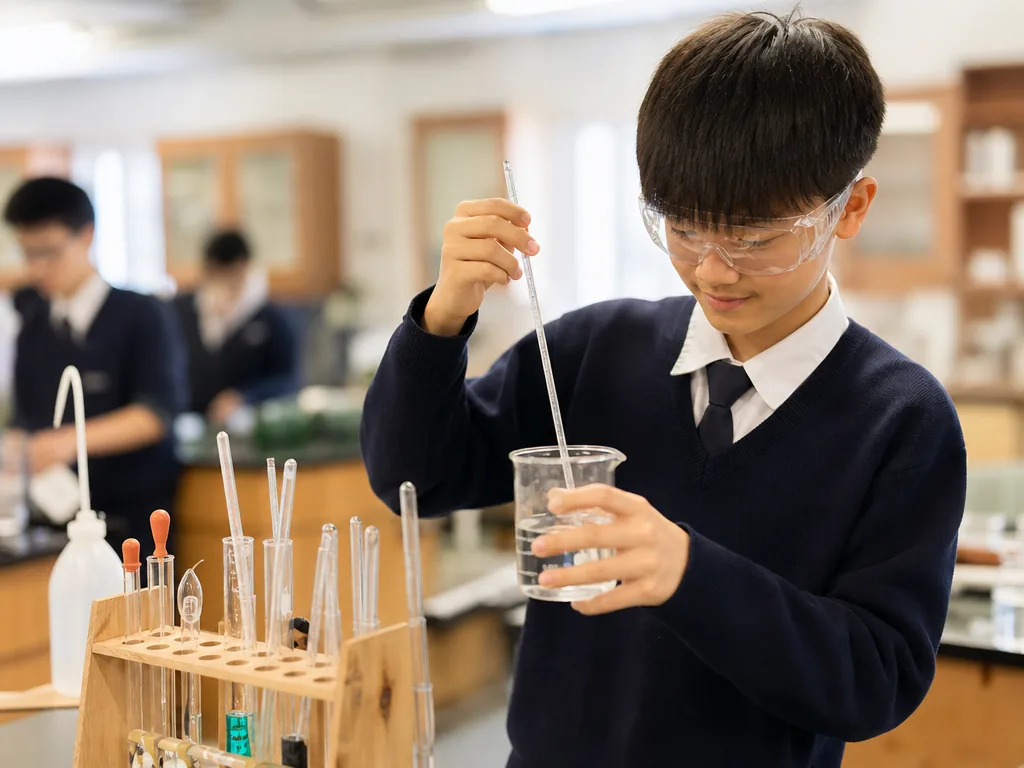 香港初中的综合科学(Integrated Science) 5 初中综合科学实验课