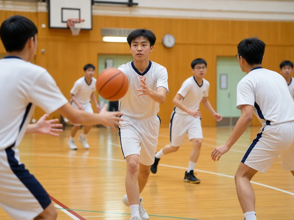 Physical Education and Health in Hong Kong Secondary Schools: A Complete Guide 6 Hong Kong secondary students working together as a team in physical education