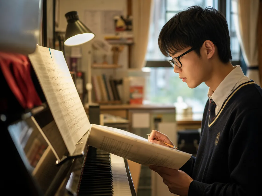 Counterpoint played at the piano