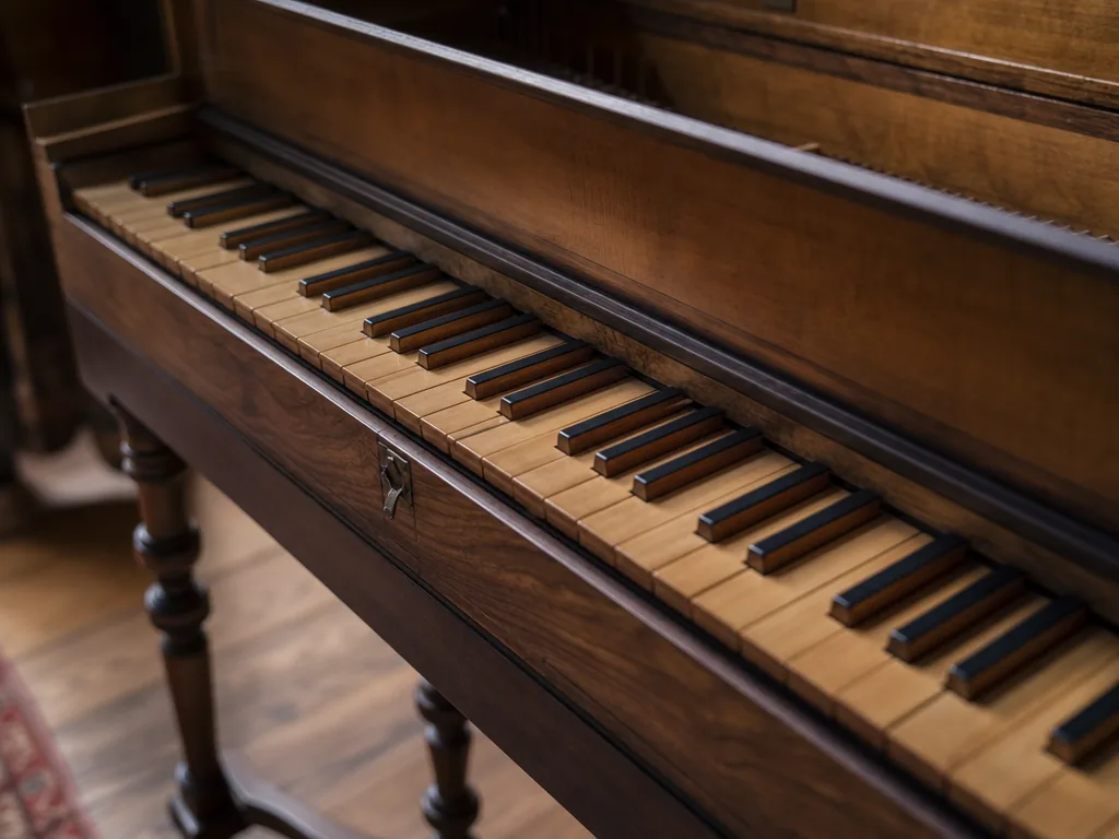 Clavichord: Complete Overview, History and Learning Guide 6 A clavichord keyboard instrument