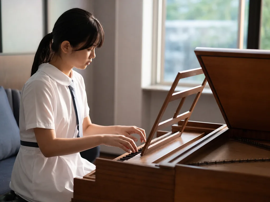 Clavichord: Complete Overview, History and Learning Guide 5 A performer playing the clavichord