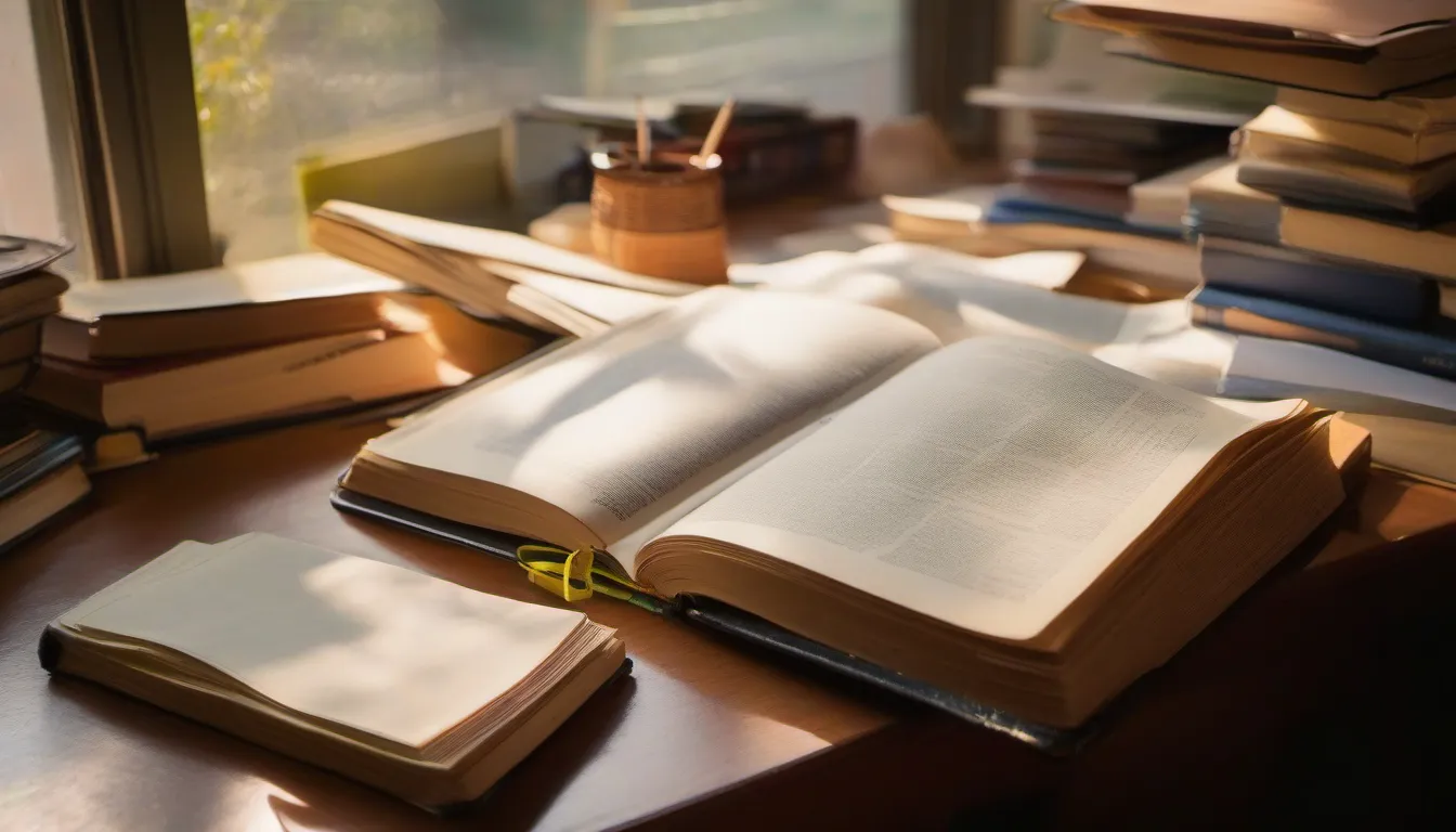 Hong Kong student drilling IGCSE English Paper 1 with open books and annotation notes