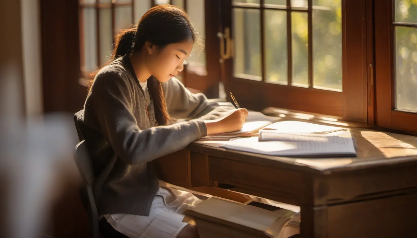 A-Level Accounting Past Papers & Drilling (Paper 2): Financial Statements with Answers 3 A-Level Accounting Paper 2 drilling: an open ledger, calculator and practice sheets in warm light